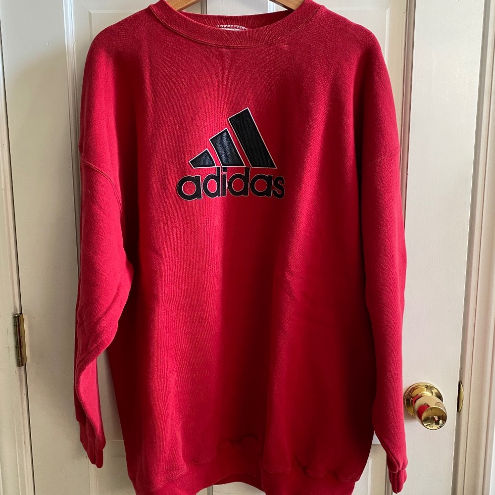 Y2K Adidas crewneck sweatshirt